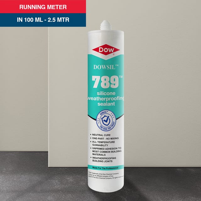 Dowsil 789 Silicone Weatherproffing Sealant-Clear